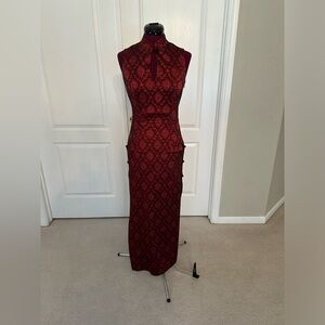 Bebe Red dress, Asian Inspired